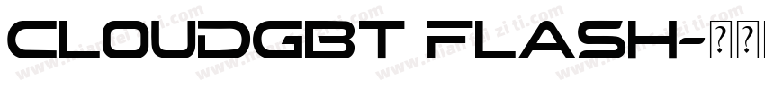 cloudgbt flash字体转换
